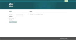 Desktop Screenshot of products.isri.com.au